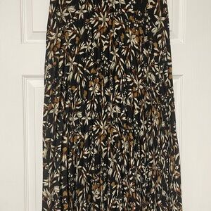 Max Studio Pleated Maxi Skirt